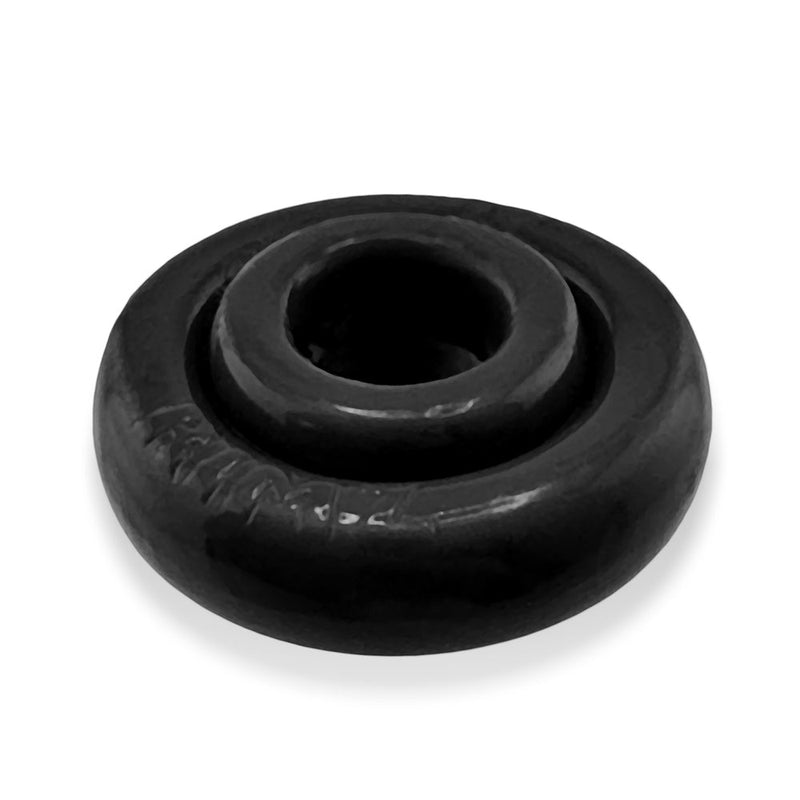 Oxballs - Rimz Softlips - Siliconen/TPR Cockring - Zwart-laced-up.nl