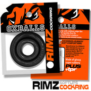 Oxballs - Rimz Softlips - Siliconen/TPR Cockring - Zwart-laced-up.nl