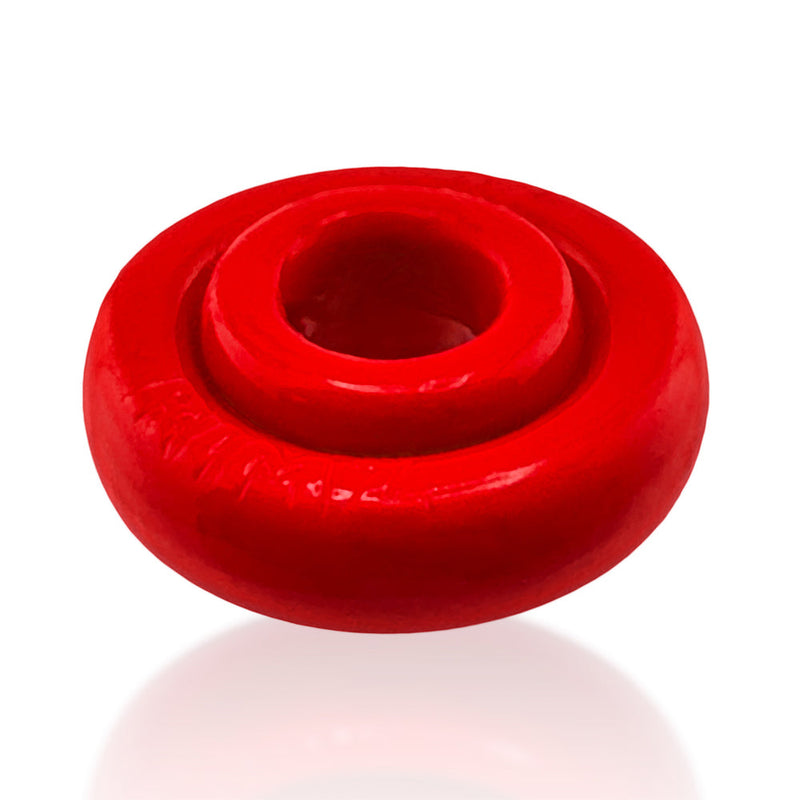 Oxballs - Rimz Softlips - Siliconen/TPR Cockring - Rood-laced-up.nl