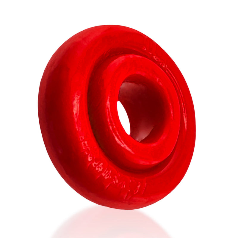 Oxballs - Rimz Softlips - Siliconen/TPR Cockring - Rood-laced-up.nl