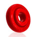 Oxballs - Rimz Softlips - Siliconen/TPR Cockring - Rood-Erotiekvoordeel.nl