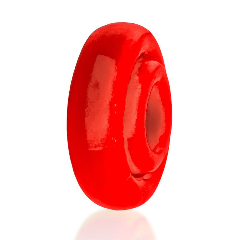 Oxballs - Rimz Softlips - Siliconen/TPR Cockring - Rood-laced-up.nl