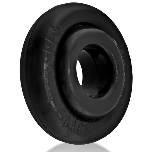 Oxballs - Rimz Big Softlips - Siliconen/TPR Cockring - Zwart-Erotiekvoordeel.nl