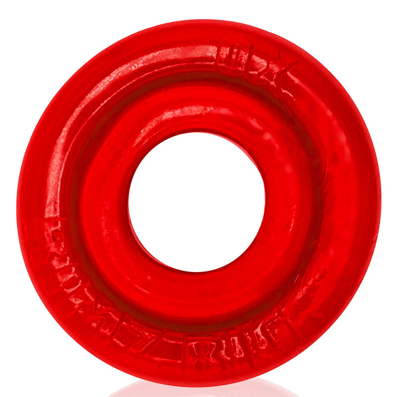 Oxballs - Rimz Big Softlips - Siliconen/TPR Cockring - Rood-laced-up.nl
