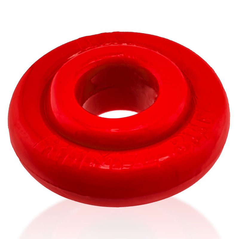 Oxballs - Rimz Big Softlips - Siliconen/TPR Cockring - Rood-laced-up.nl