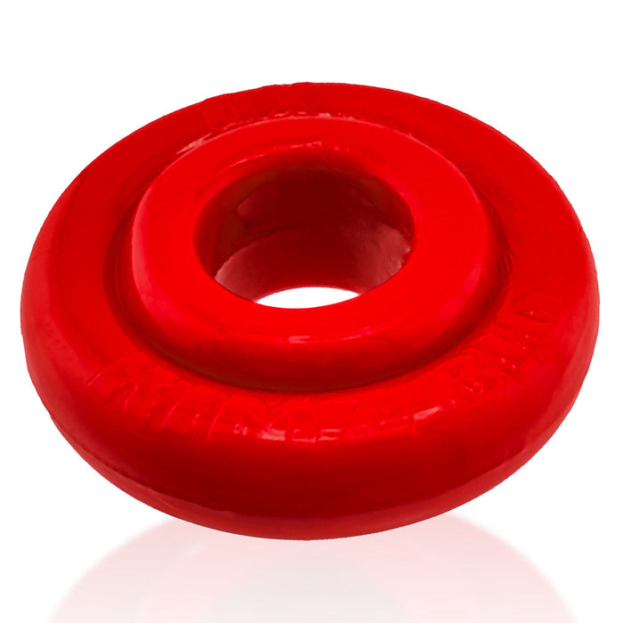 Oxballs - Rimz Big Softlips - Siliconen/TPR Cockring - Rood-Erotiekvoordeel.nl