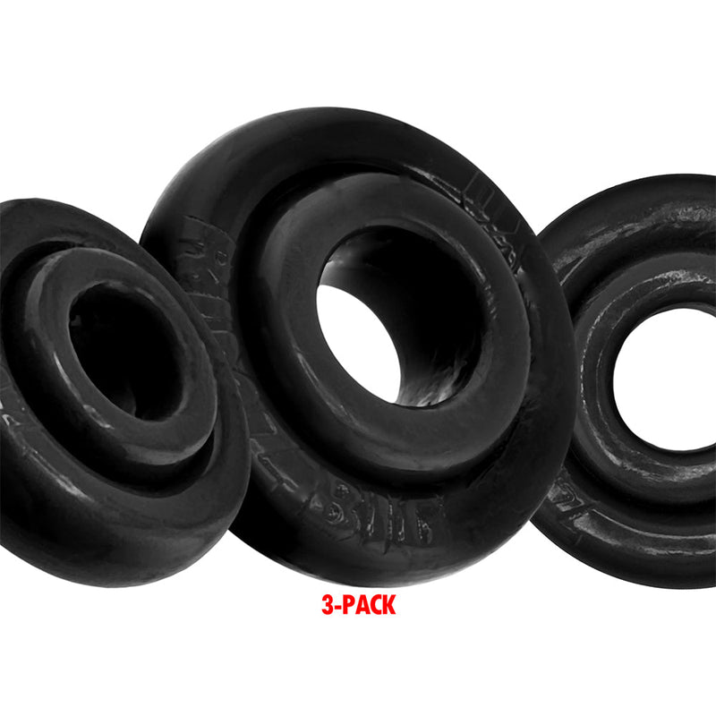 Oxballs - Rimringz - Multisize Pack 3 stuks - Zwart-laced-up.nl