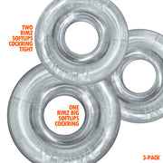Oxballs - Rimringz - Multisize Pack 3 stuks - Transparant-laced-up.nl