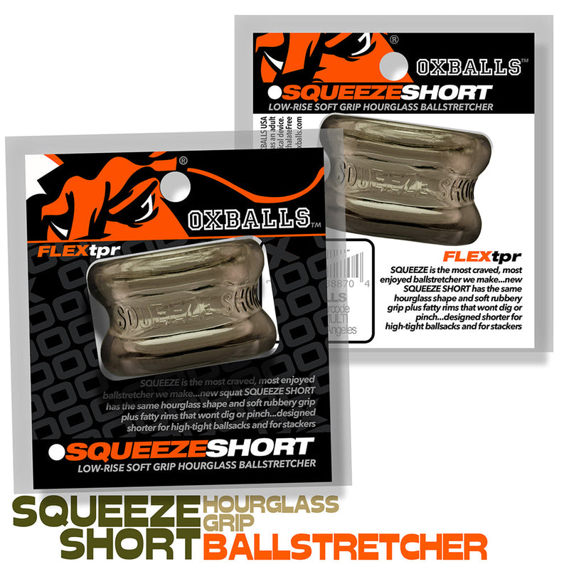 Oxballs - Squeeze Short - Ballstretcher - Rookgrijs-Erotiekvoordeel.nl