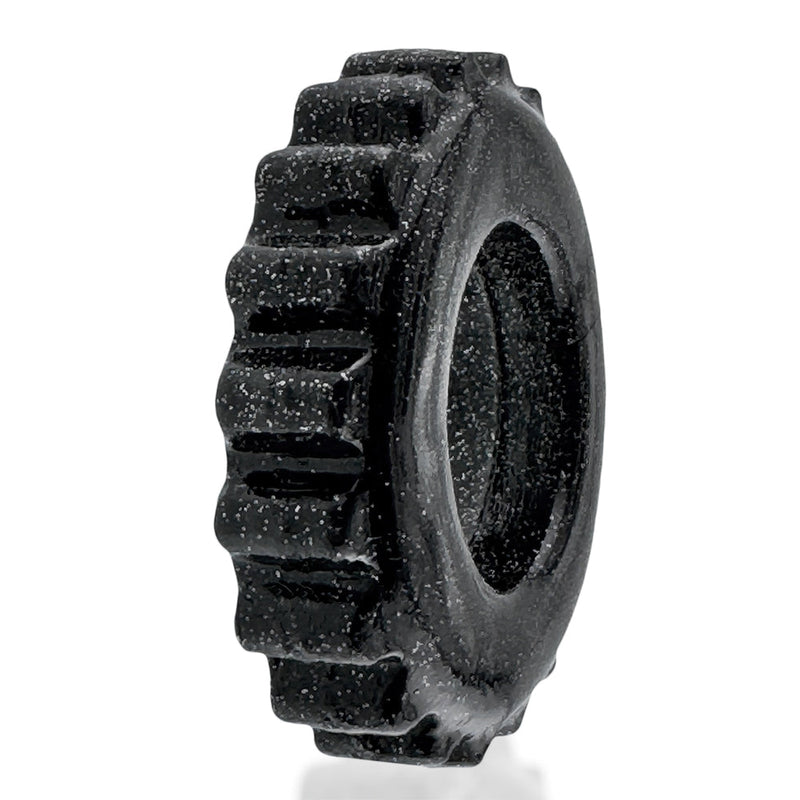 Oxballs - Plushy - Cockring – Black Mica-laced-up.nl