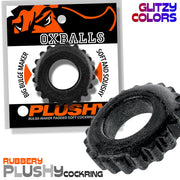 Oxballs - Plushy - Cockring – Black Mica-laced-up.nl