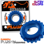 Oxballs - Plushy - Cockring – Blue Fire-laced-up.nl