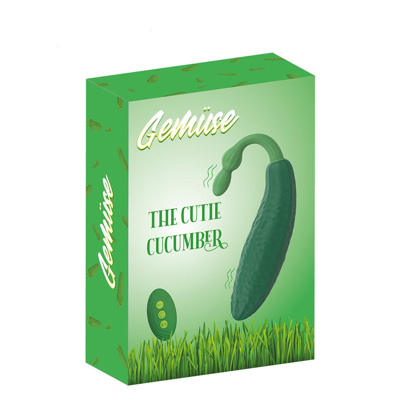 Gemüse - The Cutie Cucumber - Vibrerende Groente Mini Vibrator-laced-up.nl