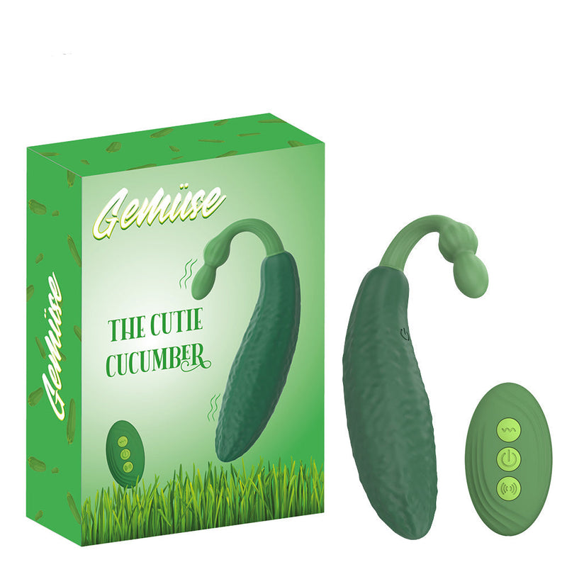 Gemüse - The Cutie Cucumber - Vibrerende Groente Mini Vibrator-laced-up.nl