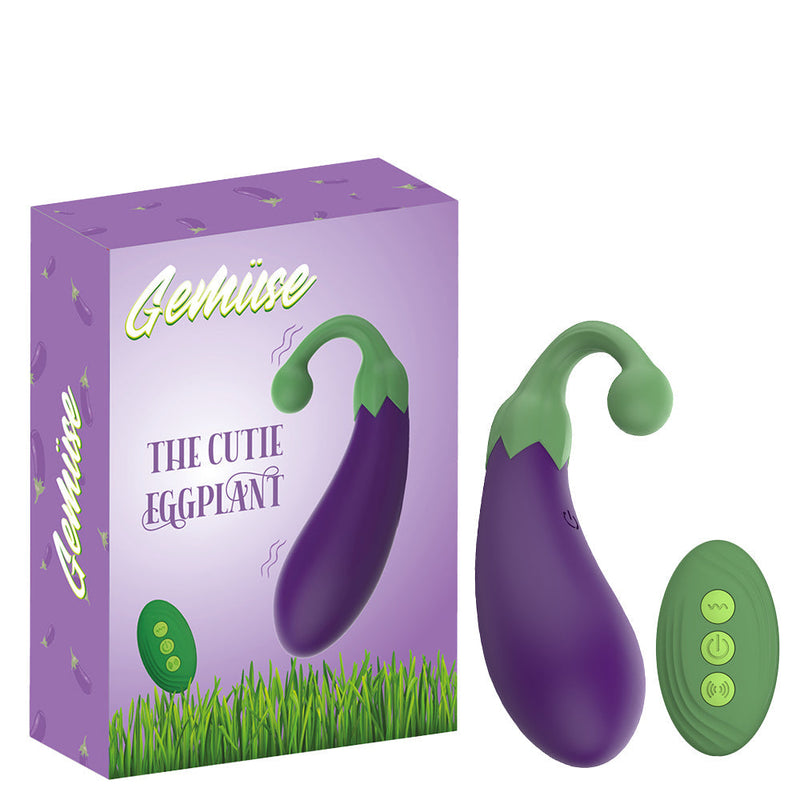 Gemüse - The Cutie Eggplant - Vibrerende Groente Mini Vibrator-laced-up.nl