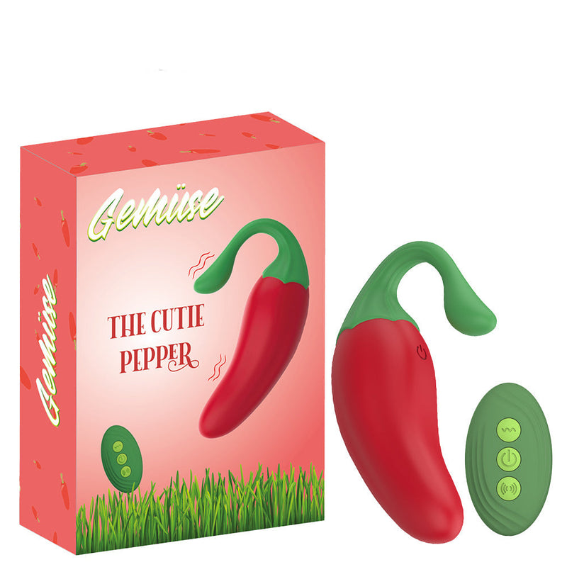 Gemüse - The Cutie Red Pepper - Vibrerende Groente Mini Vibrator-laced-up.nl