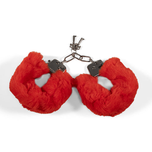 Sodorra - Politiehandboeien met Rood Bont-Erotiekvoordeel.nl