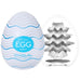 Tenga Wavy Eggs 6-Pack - Masturbator Set met Golvende Ribbels-Erotiekvoordeel.nl
