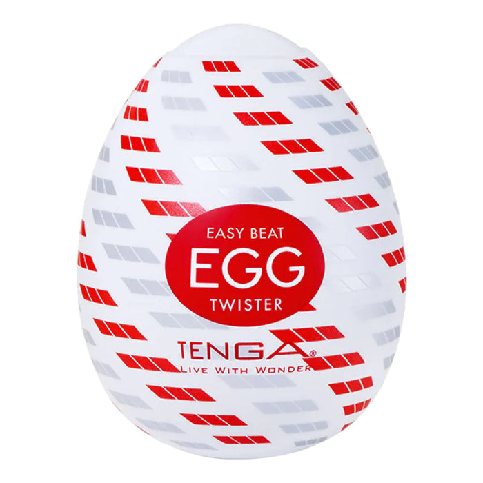 Tenga Twister Eggs 6 pack - Wegwerp Masturbators met Spiraalstructuur