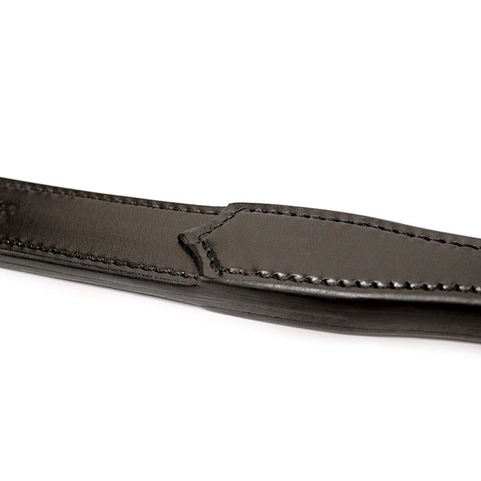 Brutus - Two Finger I - Zweep met Dubbele Zware Lederen Slappers - Zwart-Erotiekvoordeel.nl