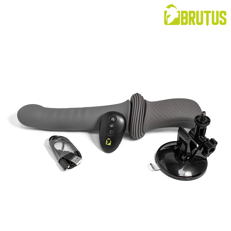 BRUTUS - Thruster Mega Fucker - Stotende Dildo - Zwart-Erotiekvoordeel.nl