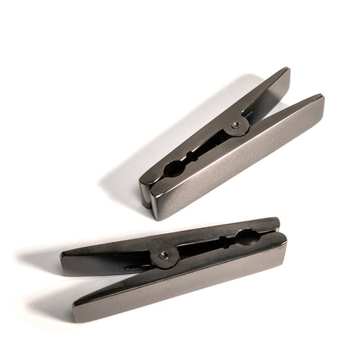 Black Label - Wasknijper Tepelklemmen - Zwart Chroom-Erotiekvoordeel.nl