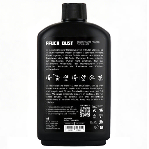 Fist Club - Ffuck Dust - Fisting Glijmiddel in Poedervorm-Erotiekvoordeel.nl