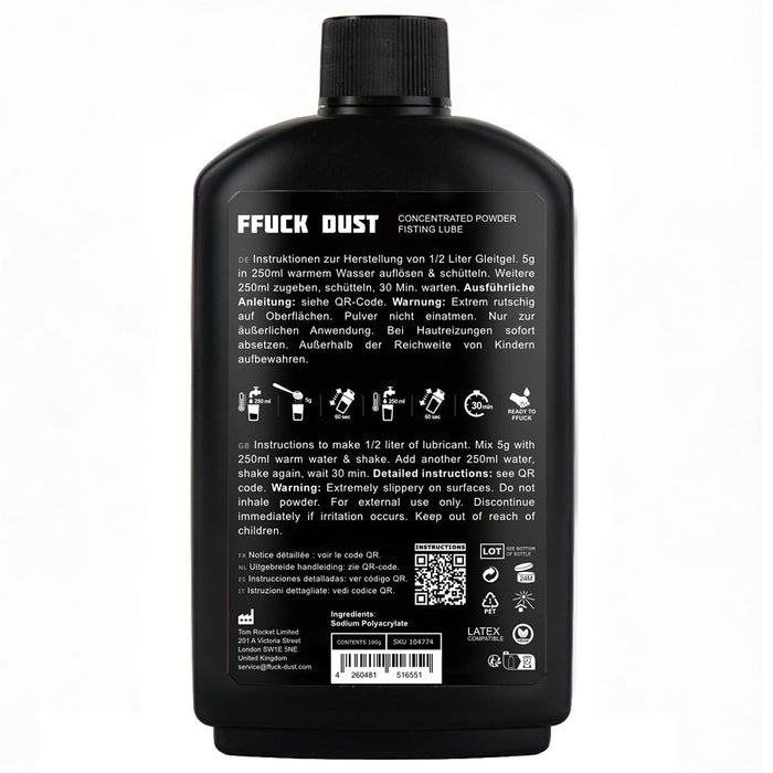 Fist Club - Ffuck Dust - Fisting Glijmiddel in Poedervorm-Erotiekvoordeel.nl