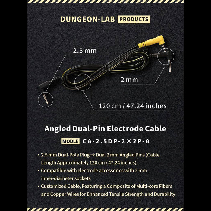 Dungeon Lab - Haakse kabel-Erotiekvoordeel.nl