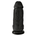 Pipedream King Cock - Zwarte Extra Dikke Dildo met Scrotum - 23 cm - Zwart-Erotiekvoordeel.nl