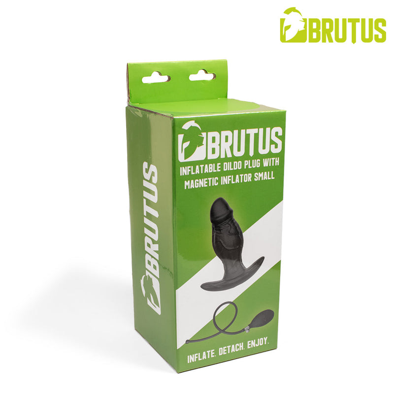 BRUTUS - Opblaasbare Dildo Buttplug met Magnetische Pomp-Erotiekvoordeel.nl