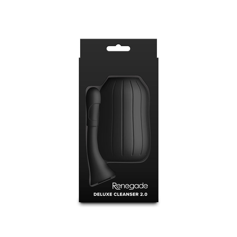 Renegade - Deluxe Cleanser 2.0 - Anaal Douche - Zwart-Erotiekvoordeel.nl