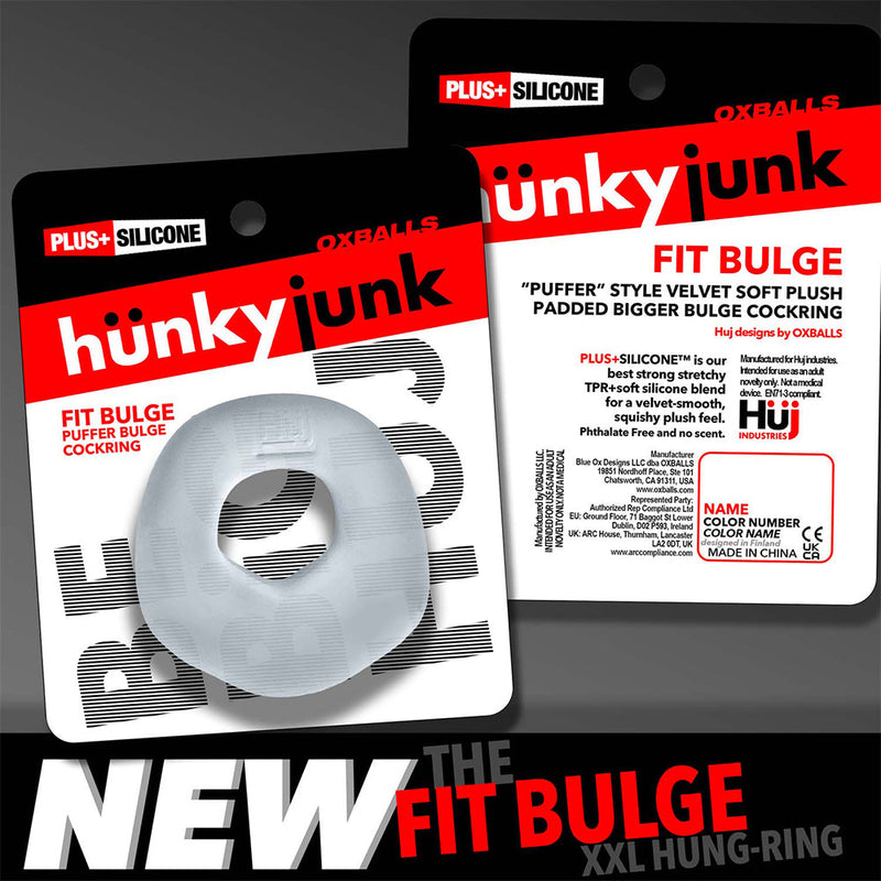 Hünkyjunk - Fit Bulge - Cockring voor een Vollere Krachtige Look - Transparant