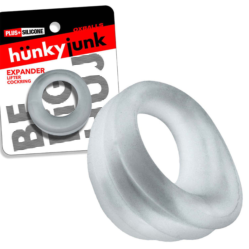 Hünkyjunk - Expander - Scoop-Style Cockring - Transparant