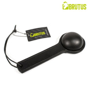 BRUTUS - Lederen Ball Buster met Halfronde Kop - Zwart-Erotiekvoordeel.nl
