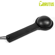 BRUTUS - Lederen Ball Buster met Halfronde Kop - Zwart-Erotiekvoordeel.nl