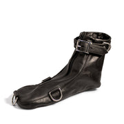 BRUTUS - Bottes de bondage en cuir avec semelles à clous amovibles - Laced-up.nl