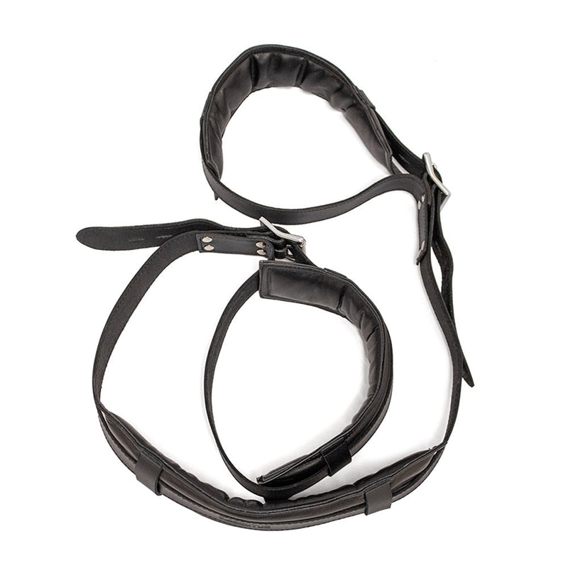 Brutus - Lederen Travel Sling - Zwart
