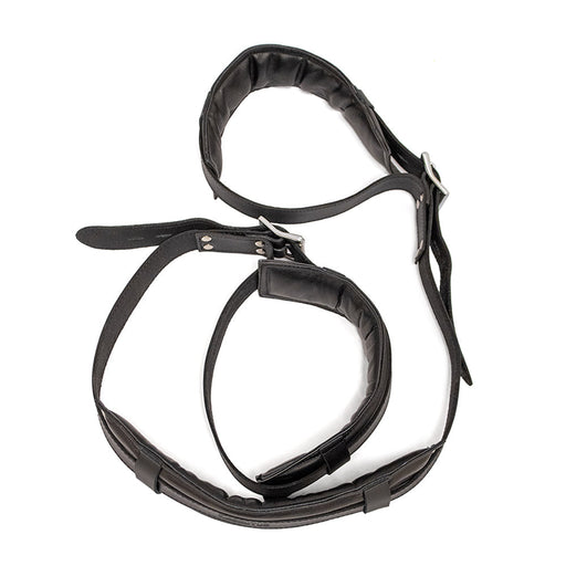 Brutus - Sling de voyage en cuir - Noir-Laced-up.nl