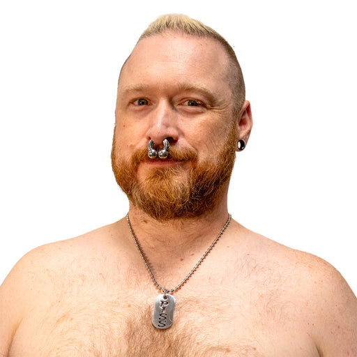 Black Label - PISS - Kink Fetish Dog tag - Day Collar-Erotiekvoordeel.nl