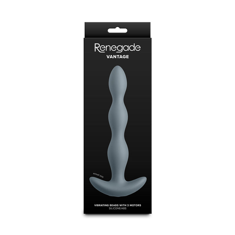 Renegade - Vantage - Vibrerende Anaalkralen met 3 Motoren - Grijs