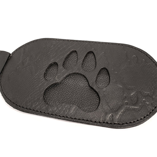 Black Label - Puppy Paw Paddle - Leer - Zwart-Erotiekvoordeel.nl