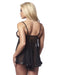 Amorable Babydoll met Strik en Kanten Cups - Zwart-Erotiekvoordeel.nl