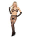 Amorable - Sexy Visnet Lingerieset met Strass - Zwart-Erotiekvoordeel.nl