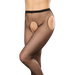 Amorable - Open Kruis Panty met Strass - One Size - Zwart-Erotiekvoordeel.nl