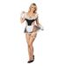 Amorable - Sexy Dienstmeisjes Uniform - Zwart/Wit-Erotiekvoordeel.nl