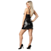 Amorable - Sexy Wetlook Jurkje met Kanten Cups - Zwart-Erotiekvoordeel.nl