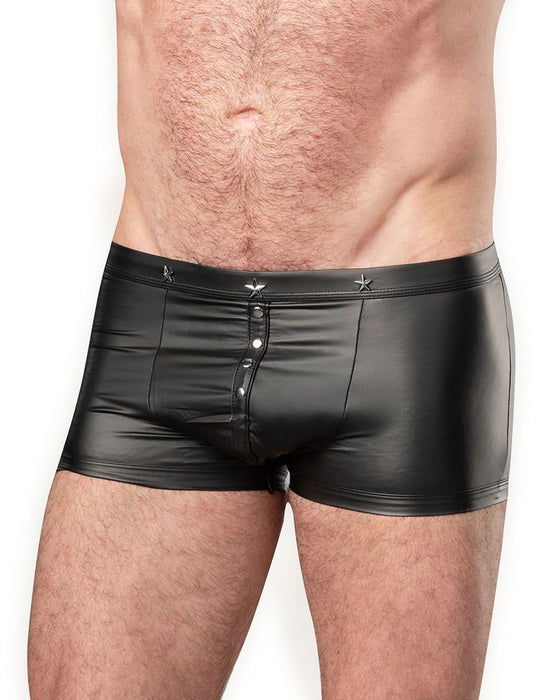 Amorable - Wetlook Herenshort - Zwart-Erotiekvoordeel.nl