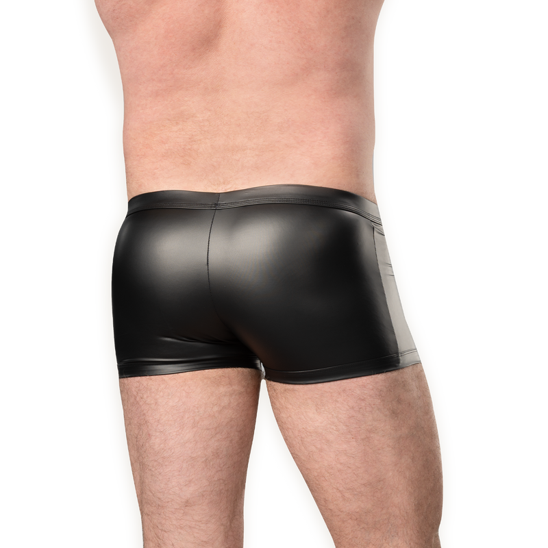 Amorable - Wetlook Herenshort - Zwart-Erotiekvoordeel.nl