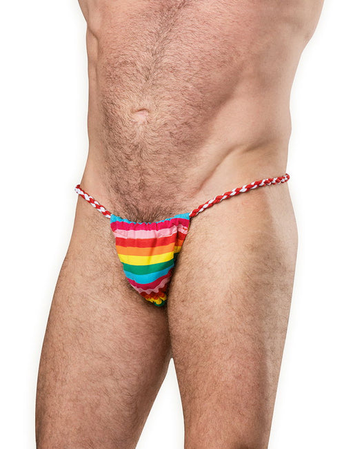Amorable - Pride Herenstring - One Size - Multicolor-Erotiekvoordeel.nl
